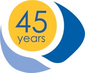 45 years Q logo